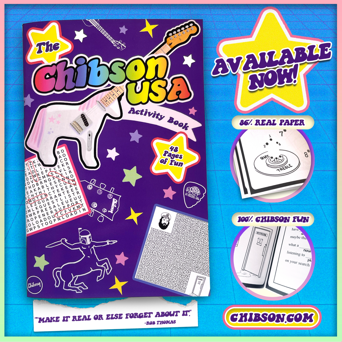 Chibson USA Activity Book