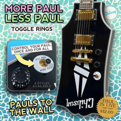 More Paul Less Paul Toggle Ring