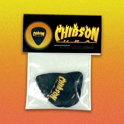 Flame Logo Picks .60mm  (6-pack)