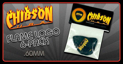 Flame Logo Picks .60mm  (6-pack)