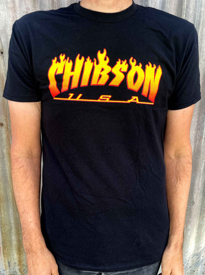 Chibson Flame Logo T-Shirt